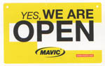 we are open