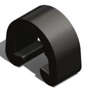 BOWDENRÖGZÍTŐ SZEM VÁZAKHOZ PLASTIC BLK -10 DB