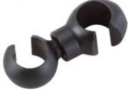 BOWDENTARTÓ SZEM PLASTIC BLK - 10 PR