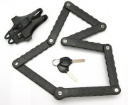 ZÁR SPYRAL ZIG-ZAG 940 ÖSSZEHAJTHATÓ BLACK